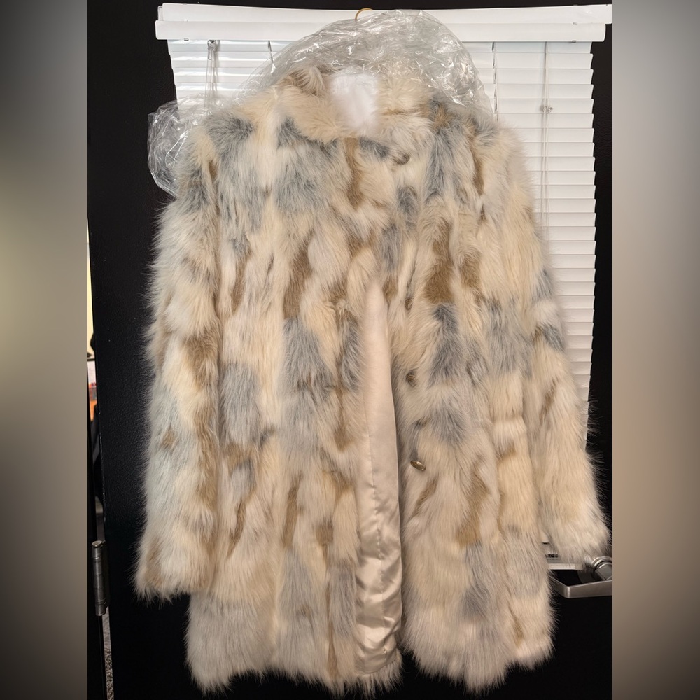 Patrizia Pepe faux fur coat